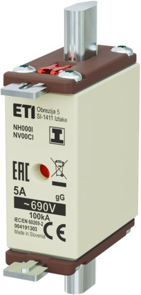 Eti NH000/I gG 6A/690V