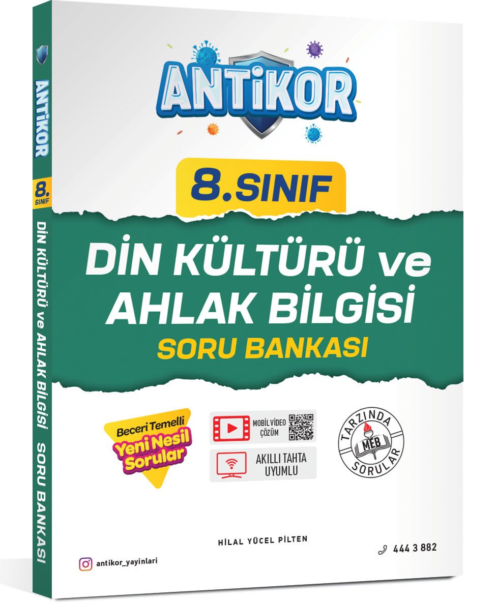 ANTİKOR 8.SINIF DİN KÜLTÜRÜ VE AKLAK BİLGİSİ SORU BANKASI