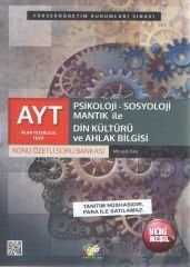 AYT Psikoloji Sosyoloji Mantık ile Din Kültürü Konu Özetli Soru Bankası