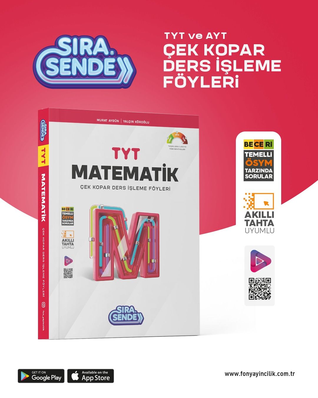 TYT MATEMATİK ÇEK KOPAR DERS İŞLEME FÖYLERİ