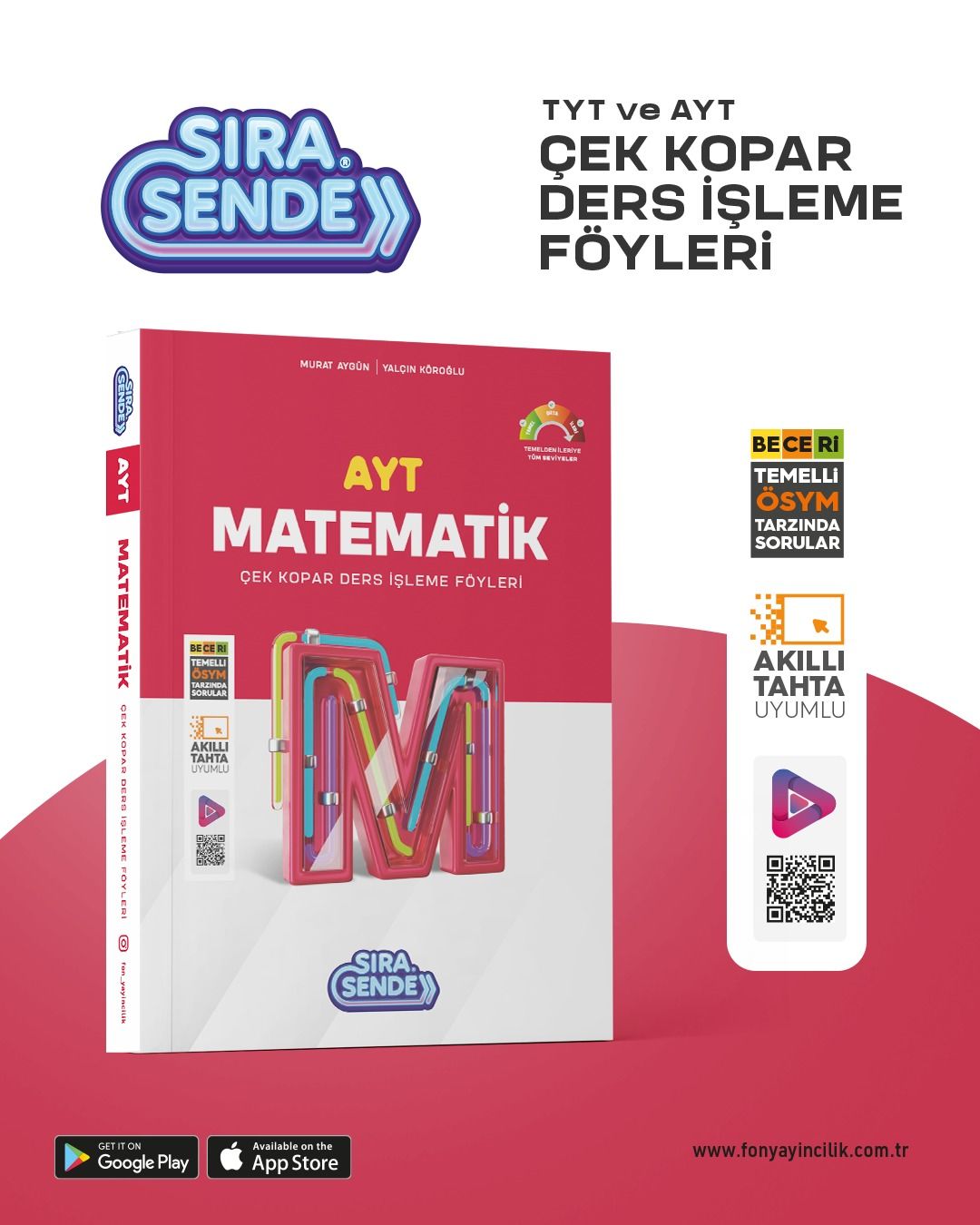 AYT MATEMATİK ÇEK KOPAR DERS İŞLEME FÖYLERİ