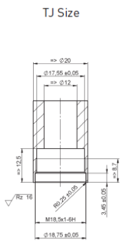 10 ADET CACHÉ® PCA® TJ 5.7 L/dk (1.5gpm) Su Tasarruf Kartuşu