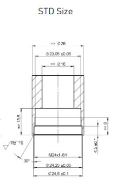 10 ADET CACHÉ® PCA® STD 5.7 L/dk (1.5gpm) Su Tasarruf Kartuşu