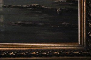 Kontroplak üzeri yağlıboya resim. Sanatçı Teschner  imzalı. Çerçevesiz 28x38 cm.