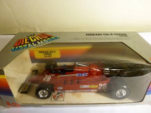 Ferrari 126K Turbo diecast metal-Grand Prix serisi araba 1:24