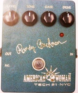 Tech 21 - NYC American Woman  Signature Model Randy Bachman Overdrive pedal.