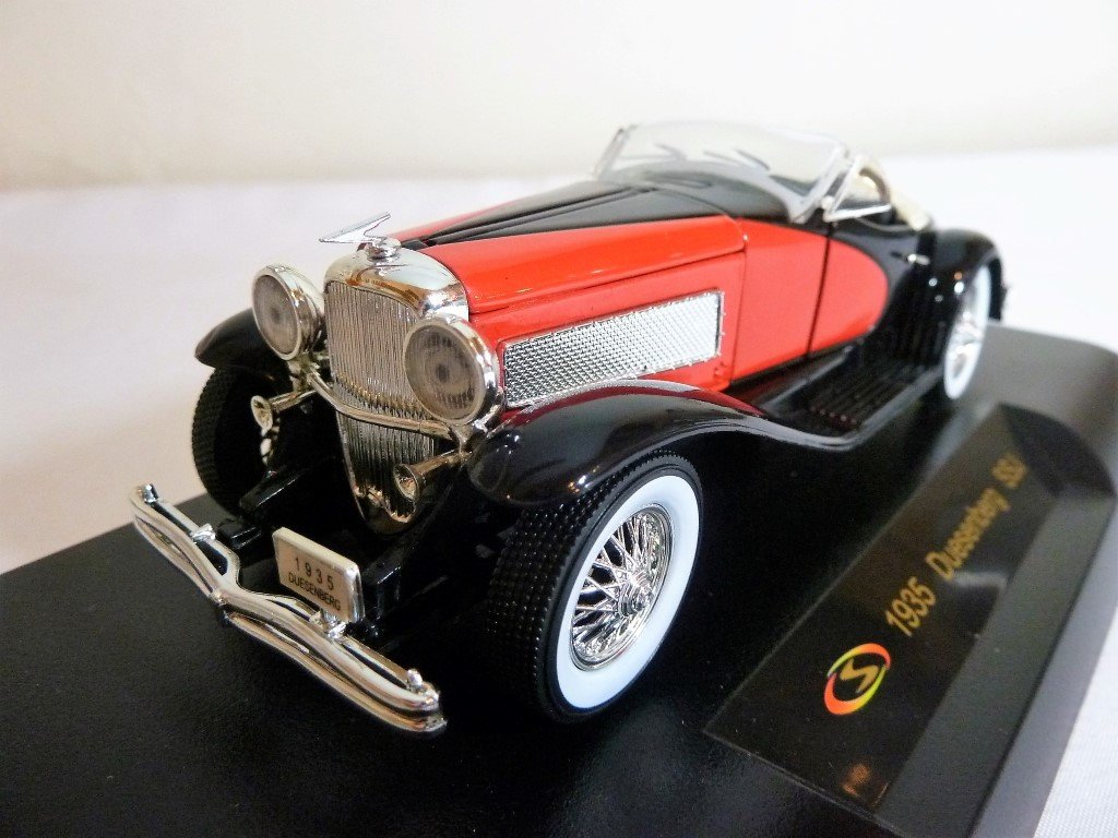 1935 Duesenberg SSJ diecast araba. Orj. Kutusunda. Signature Models üretimi. 1/32