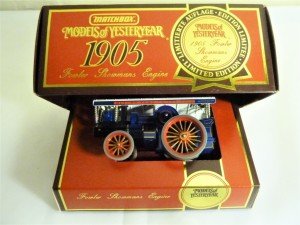 Matchbox Models of yesteryear. 1905 Fowler Showmans Engine Limited Edition diecast. Orj. kutulu.