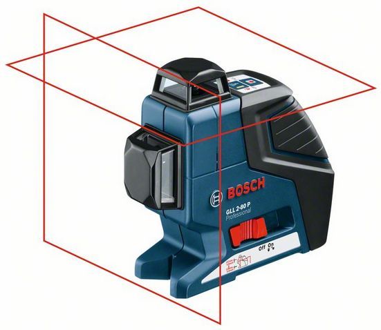 Bosch GLL 2-80 P Düzlemsel Lazer + BM 1 Mıknatıslı Sabitleme Aparatı 0 601 063 202