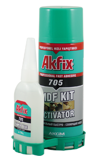Akfix 705 MDF Kit Hızlı Yapıştırıcı 400ml + 100gr