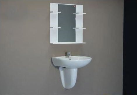 Biancoa Ayvacık Etajerli Ayna 65 cm