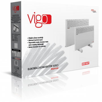 Vigo Epk 4590 E Konvektör 2000W Elektronik Kontrol Beyaz