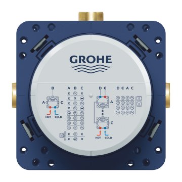 Grohe Grohtherm Termostatik Ankastre Banyo Bataryası 24076000 + Sıva Altı Gövde