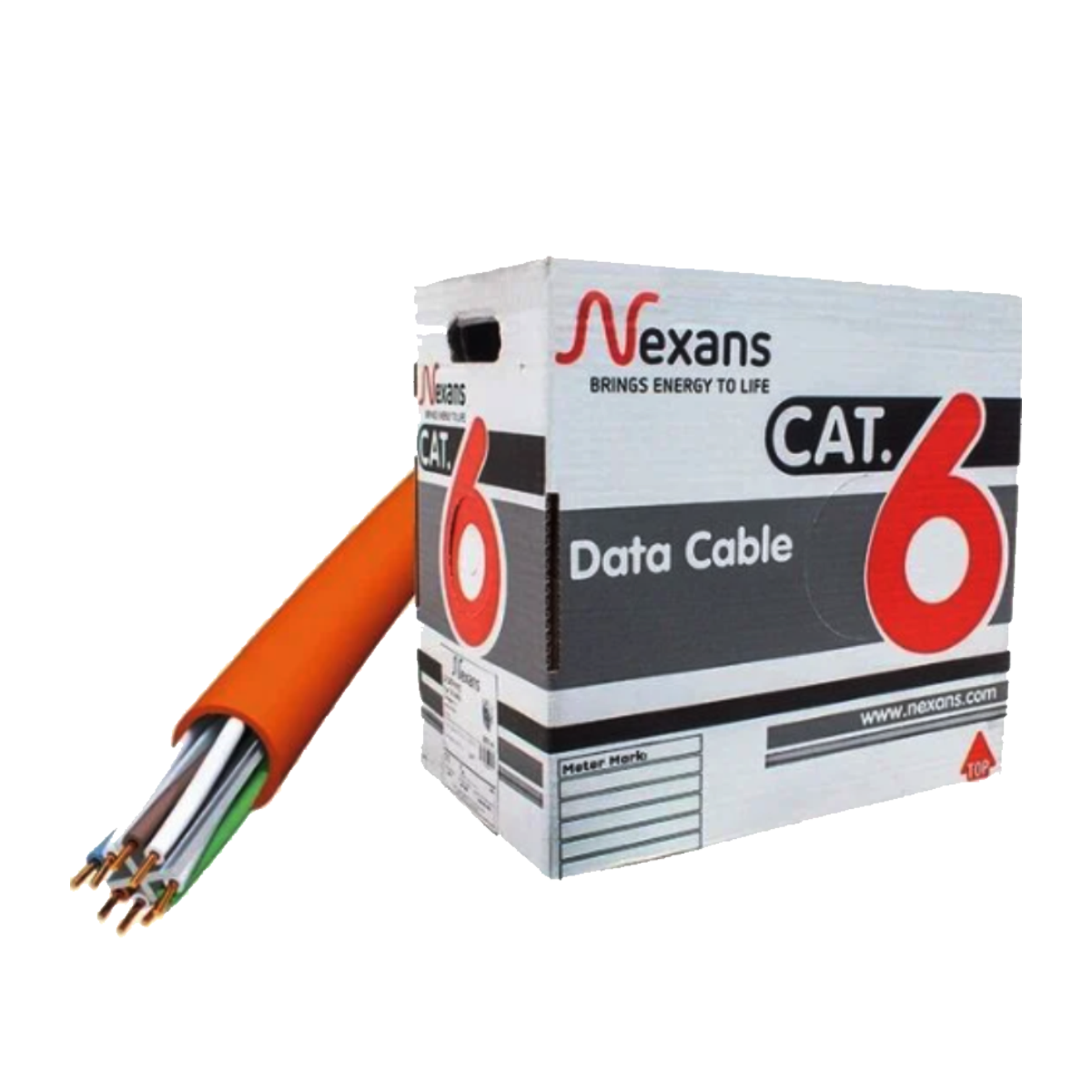 Nexans Cat6 Halogen Free LSZH  Data Kablosu 23 AWG %100 Bakır