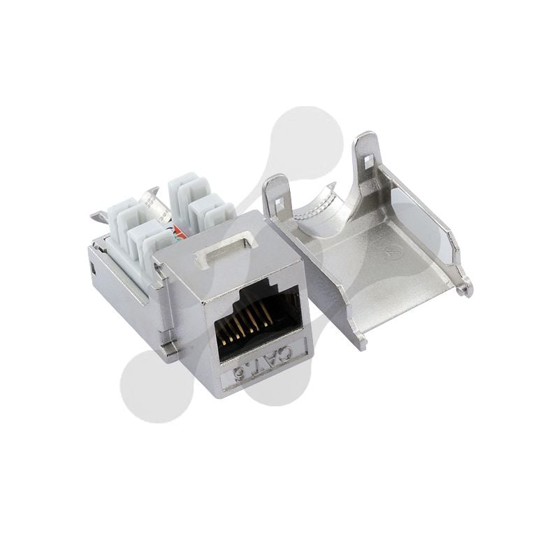 FTP Cat6 Keystone Jack - Right Angle KJC6FR