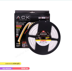 ACK 3000K Gün Işığı 12V Neon LED AS03-00600