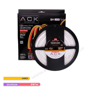 ACK Amber Işık 12V Neon LED  AS03-00608