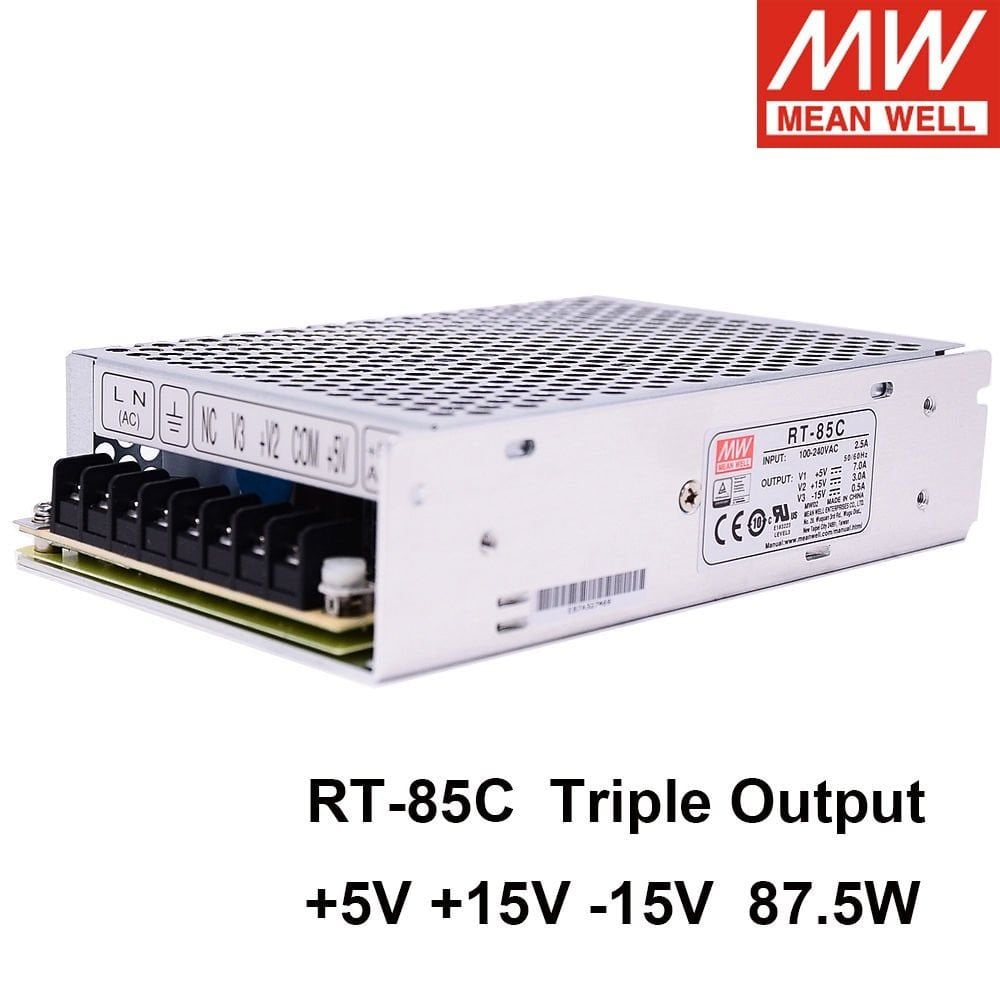 MEANWELL- RT-85C 	+5/+15/-15 Vdc  Güç Kaynağı