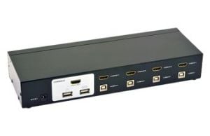 4 Port USB+HDMI KVM Switch KX 804