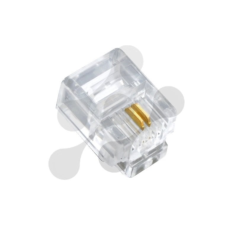 6P/2C Modular Plug MP101 ( 100 Adet )