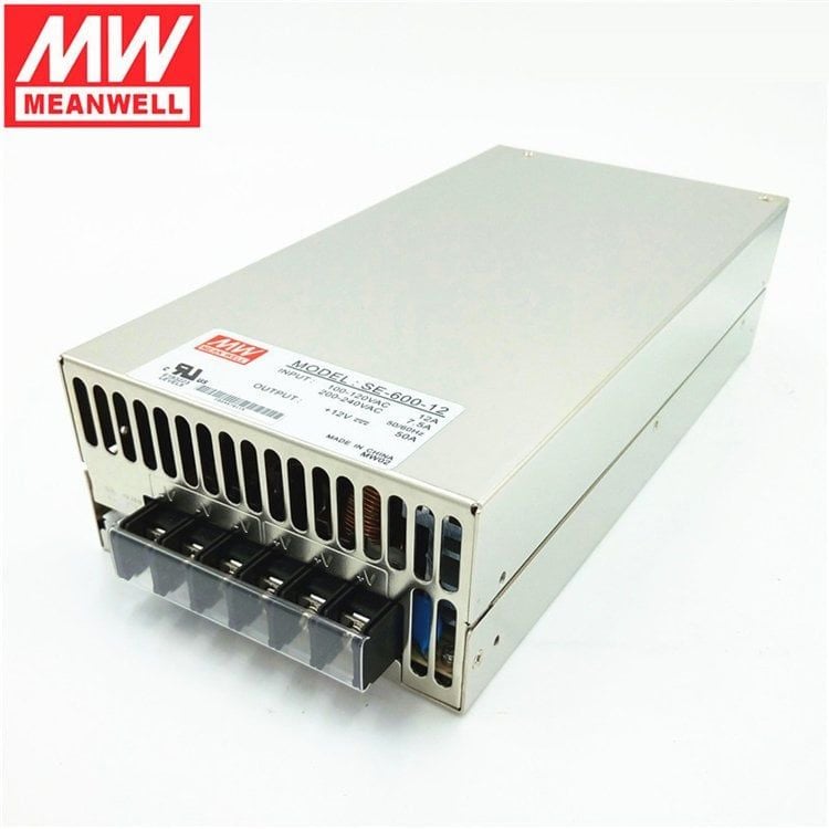 MEANWELL- SE-0600-12 12Vdc 50Amp  Güç Kaynağı