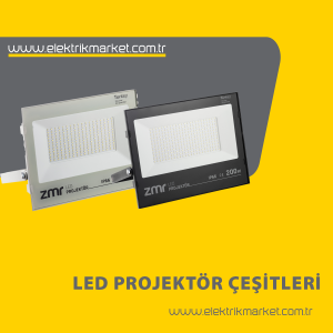 ZMR 100W Slim Led Projektör ZMR-303/S.