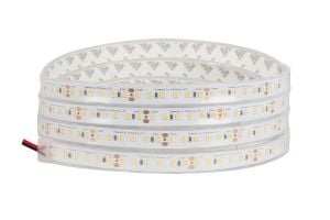 Tek Çip 3528 SMD Şerit Led 12 VDC İç Mekan 5 Mt. Sıcak Beyaz Işık FSFI.3528.3020.6012