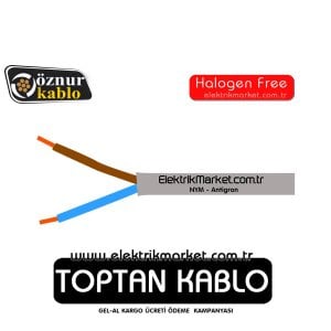 Öznur Kablo 2x1,5 mm NHXMH (Halogen Free)