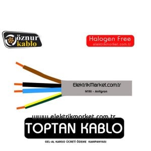 Öznur Kablo 4x2,5 mm NHXMH (Halogen Free)