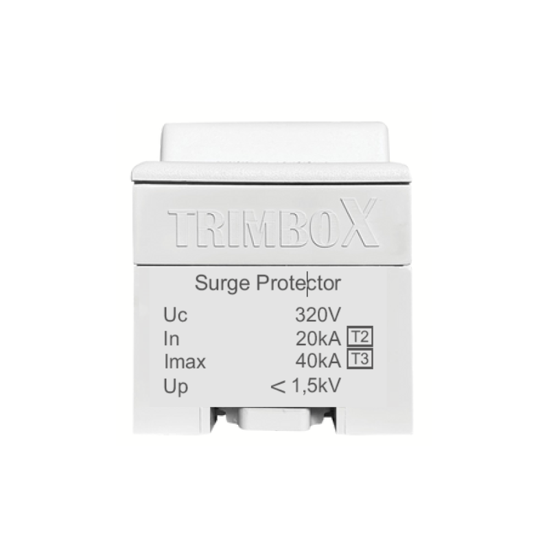 Trimbox C+D Sınıfı 2 Kutuplu Parafudr (20/40kA) YM1T2T3