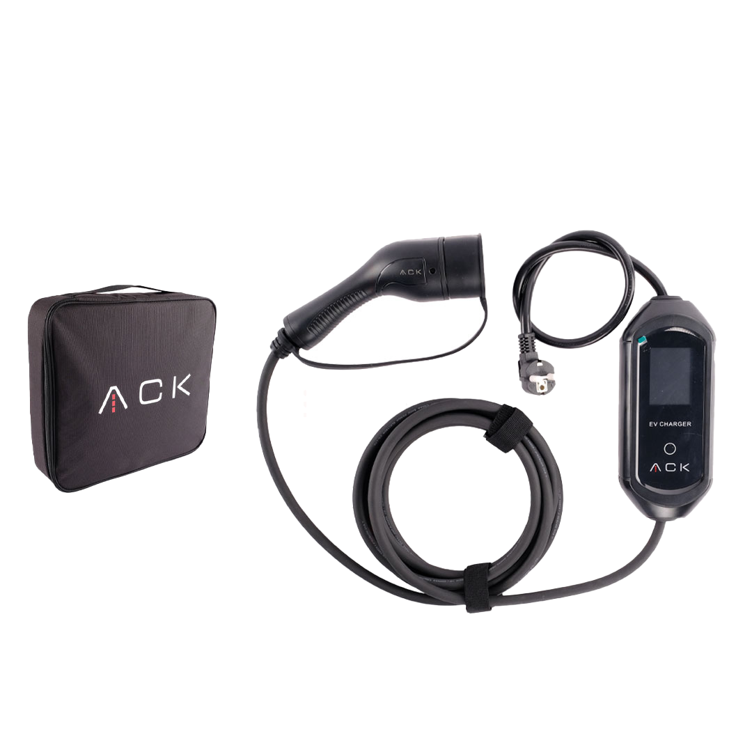 ACK Taşınabilir Elektrikli Araç Şarj Cihazı 16A 3,5 kW AE01-02021