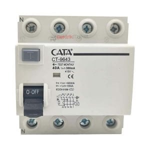 Cata  (300mA / 40AMP / Trifaze) Kaçak Akım Rölesi CT-9643