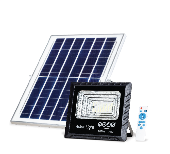 Noas 200W Solar Led Projektör Kumandalı YL71-0201-S