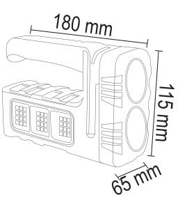 Forlife 30W-6500K USB Şarjlı Solar Fener FL-3361