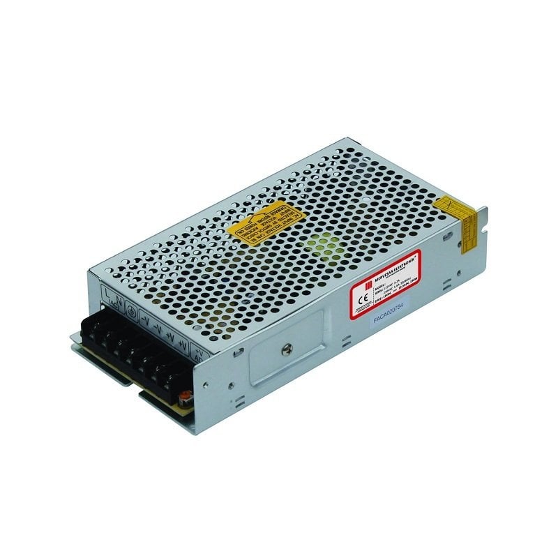 Mervesan 5V 30A 150W  Metal Kasalı İç Mekan Ac/Dc Smps Adaptör MT-150-5