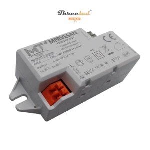 Mervesan 12W 16-32 V DC IP30 Sabit Akım Korumalı AC/DC (SMPS) Led Drıver/Sürücü MTD-12-350İ