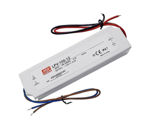 MEANWELL- LPV-100-12 	12VDC 8.5Amp IP67  Led Sürücü - Güç kaynağı