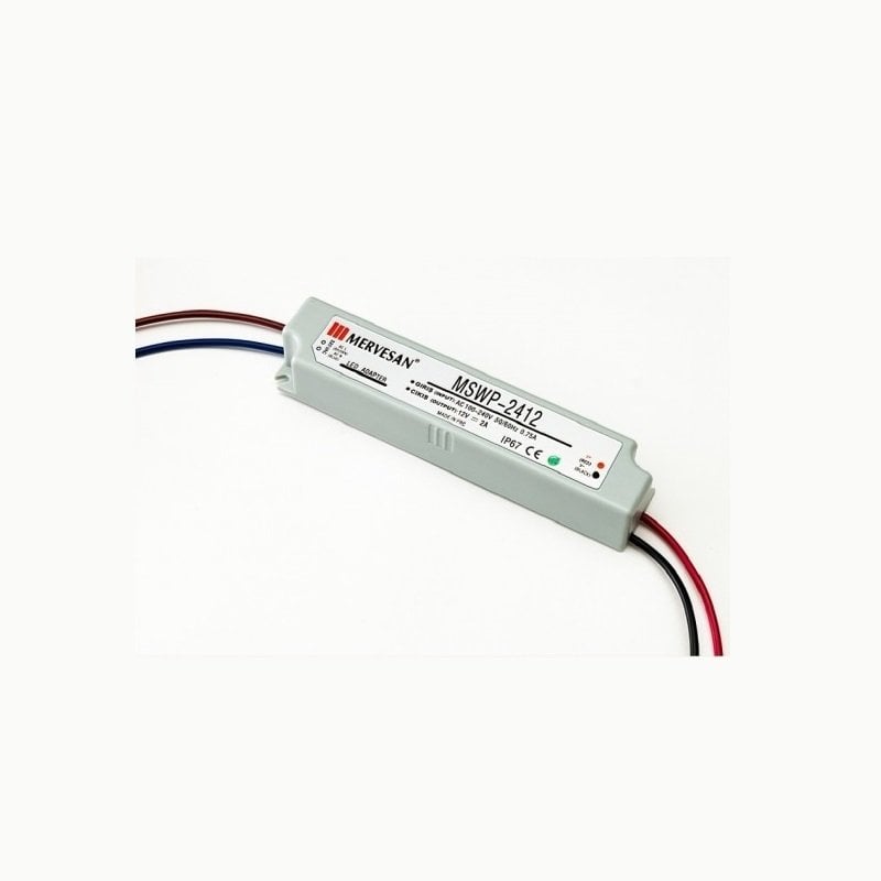 Mervesan Dış Mekan 12V 2A 24W Sabit Voltaj Ac/Dc Smps Adaptör MTWP-24-12