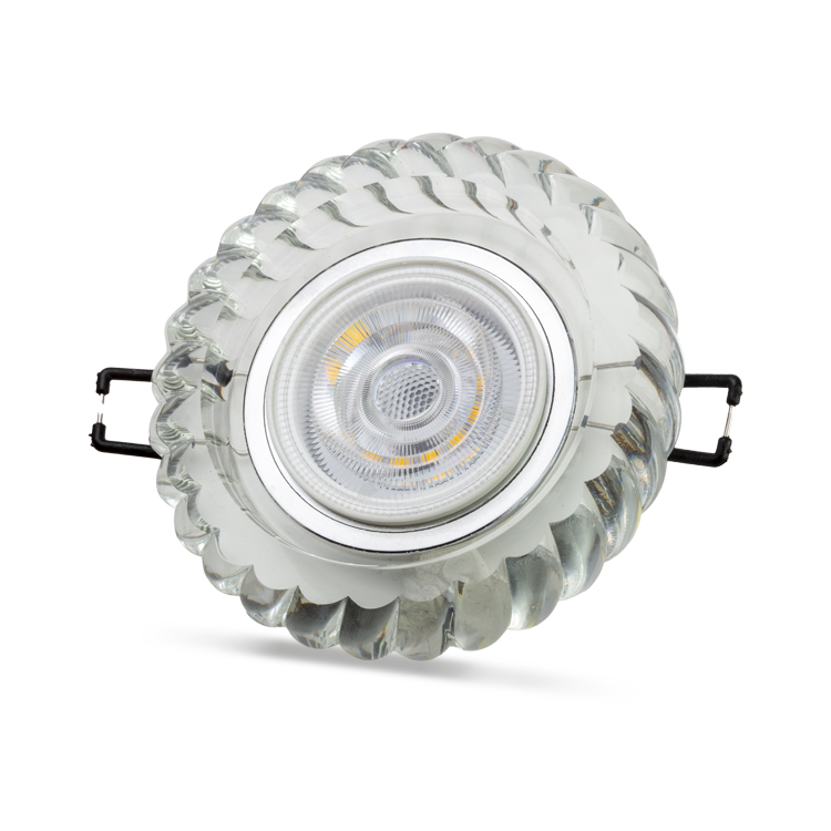 Noas Karya 3W 4000K Natural Beyaz Led Çerçeveli Dekoratif Kristal Cam Boş Kasa YL65 1697