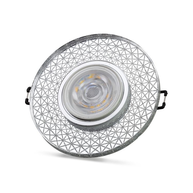 Noas İris 3W 4000K Natural Beyaz Led Çerçeveli Dekoratif Kristal Cam Boş Kasa YL65 1767