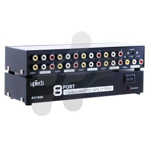 Audio Video Dağıtıcı - 8 Port (1x8 AV Splitter) (Ses ve Görüntü Dağıtıcı) AV1008
