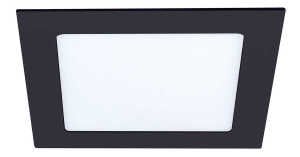 Jupiter Siyah 12W Slim Led Panel Armatür 6500K Beyaz Işık LD453 S865