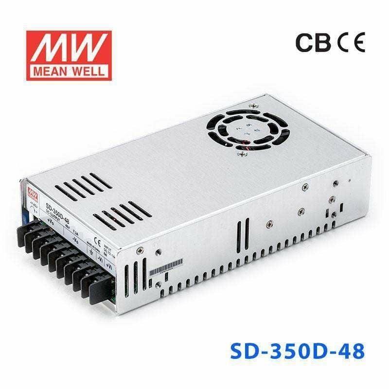 MEANWELL- SD-350D-48 72~144Vdc>48Vdc 7.3Amp  Güç Kaynağı