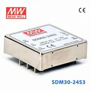MEANWELL- SDM30-24S3 18~36Vdc>+24Vdc 5.0Amp  Dönüştürücü