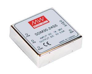MEANWELL- SDM30-24S5 18~36Vdc>+5Vdc 5.0Amp  Dönüştürücü