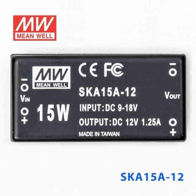 MEANWELL- SKA15A-12 12DC 12DC 1250mA  Dönüştürücü