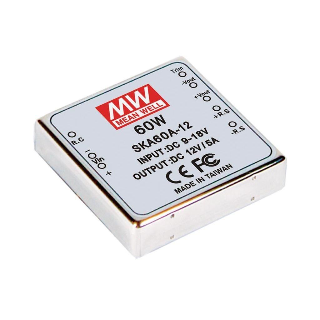 MEANWELL- SKA60A-12 09~18Vdc>+12Vdc 5.0Amp  Dönüştürücü