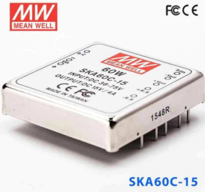 MEANWELL- SKA60C-15 36~75-15Vdc 0,4~4Amp  Dönüştürücü