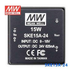 MEANWELL- SKE15A-24 09~18Vdc>+24Vdc 625mA  Dönüştürücü