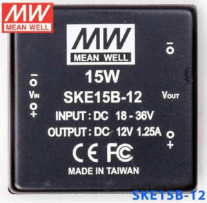MEANWELL- SKE15B-12 24DC 12DC 1250mA  Dönüştürücü
